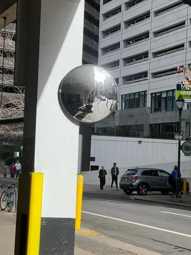 The city's watchful eye on the street.